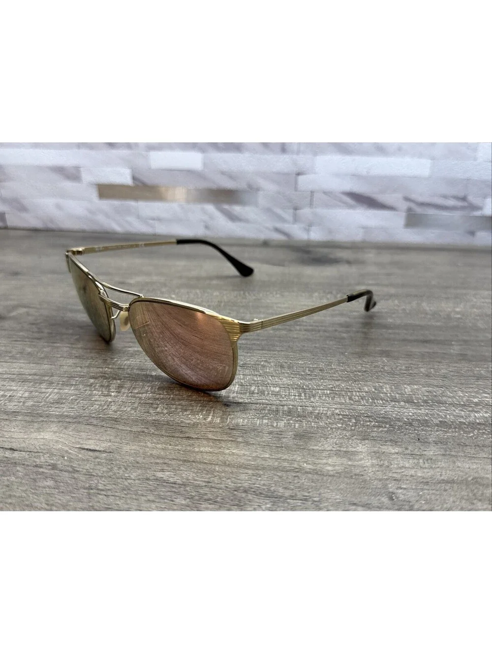 RAY-BAN Signet Sunglasses FRAMES ONLY, BAD LENS RB 3429-M 001 3N Gold 55[]19-135